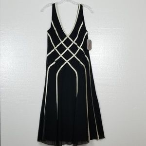 NWT Adrianna Papell black sundress